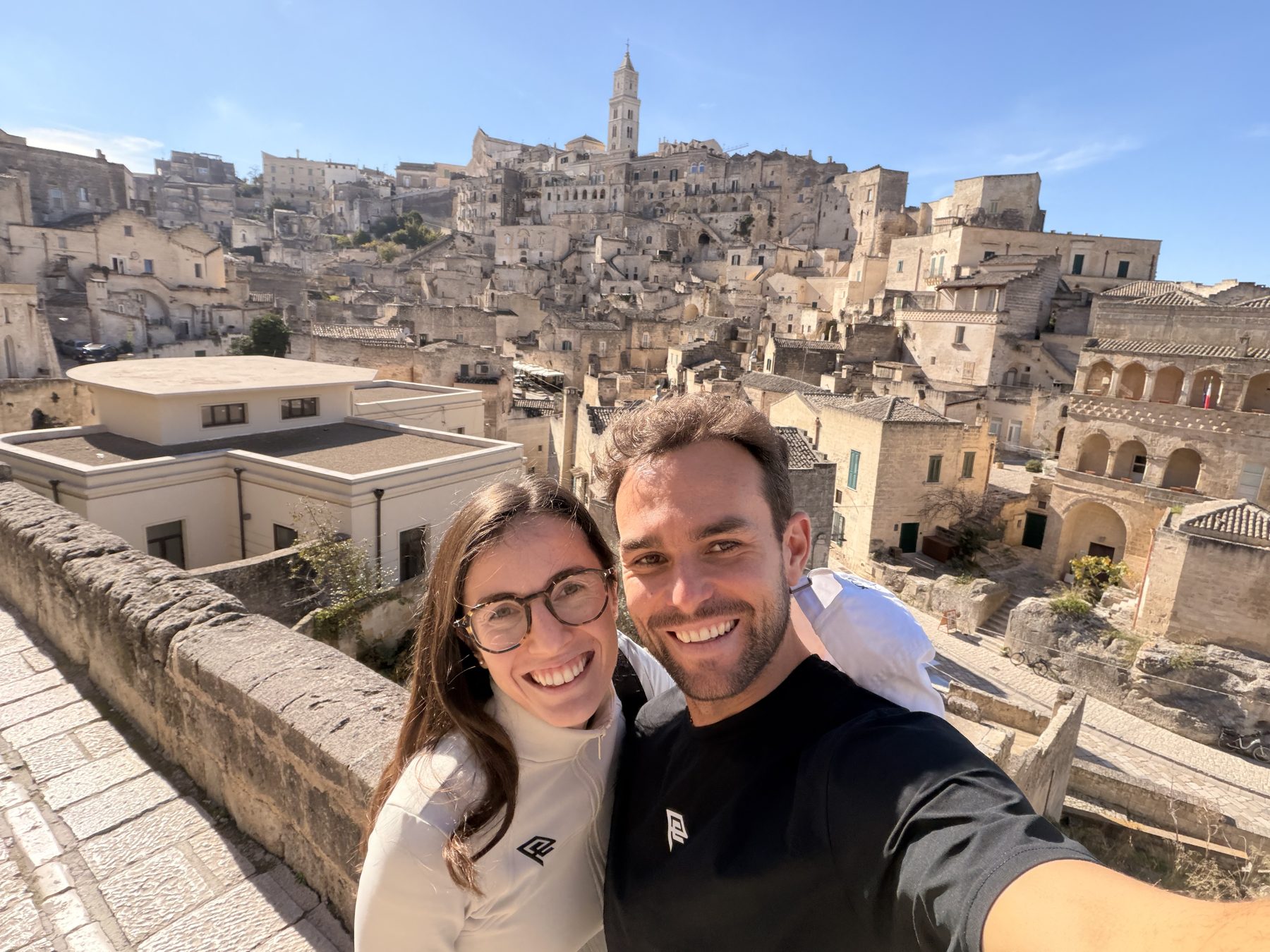Alex and María in Matera